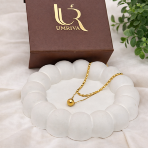 Double Layered Sphere Necklace