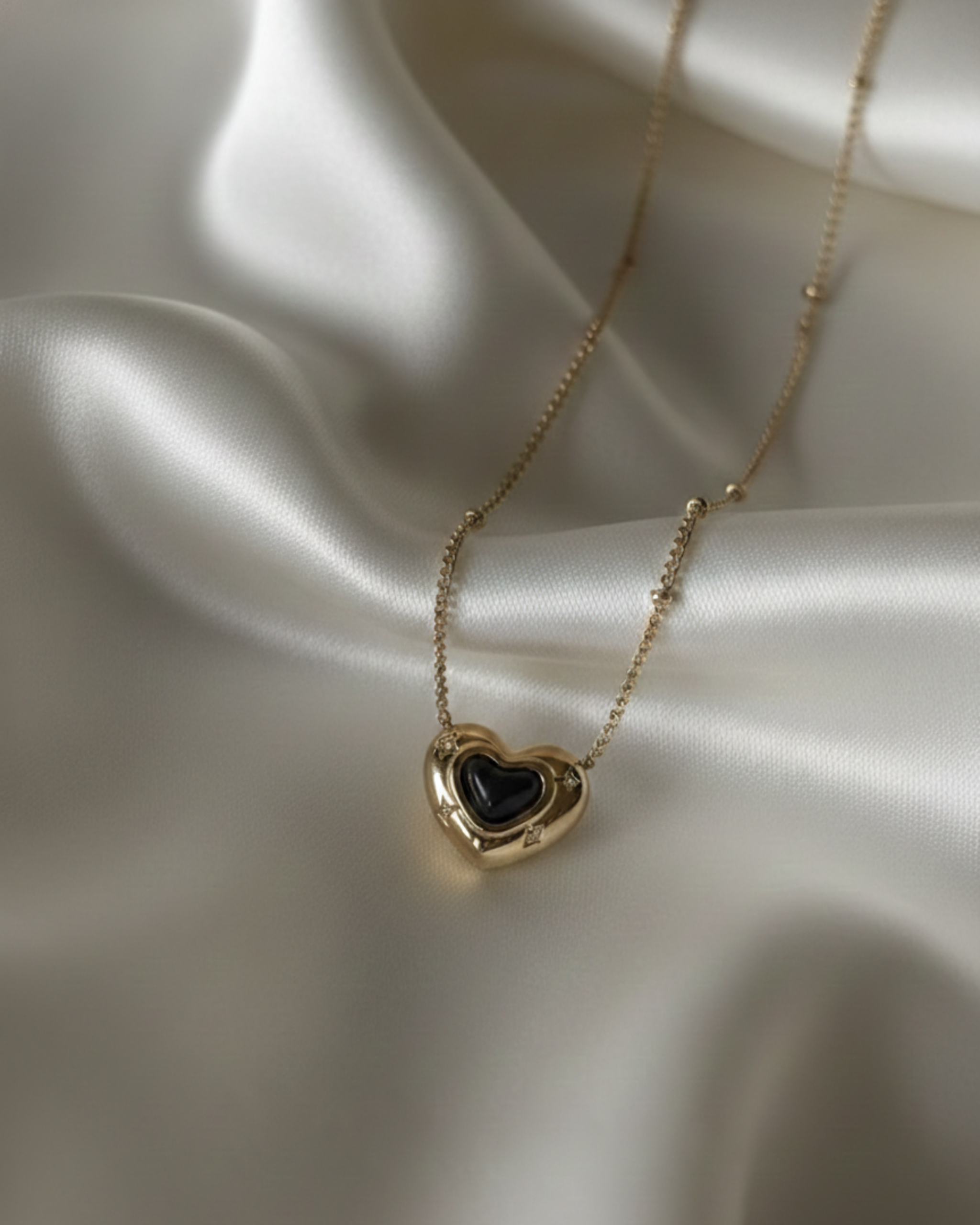 Mini Heart Pendant Necklace - Image 3