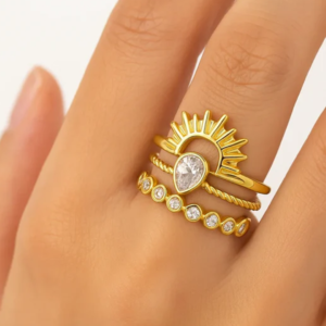Sunburst Pear Stack Set