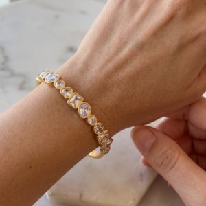 Mosaic Crystal Bangle