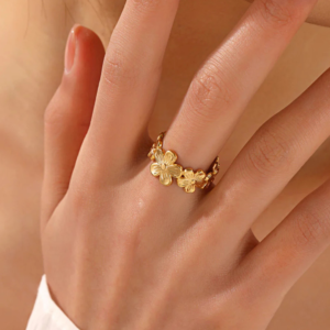 Floral Cluster Ring
