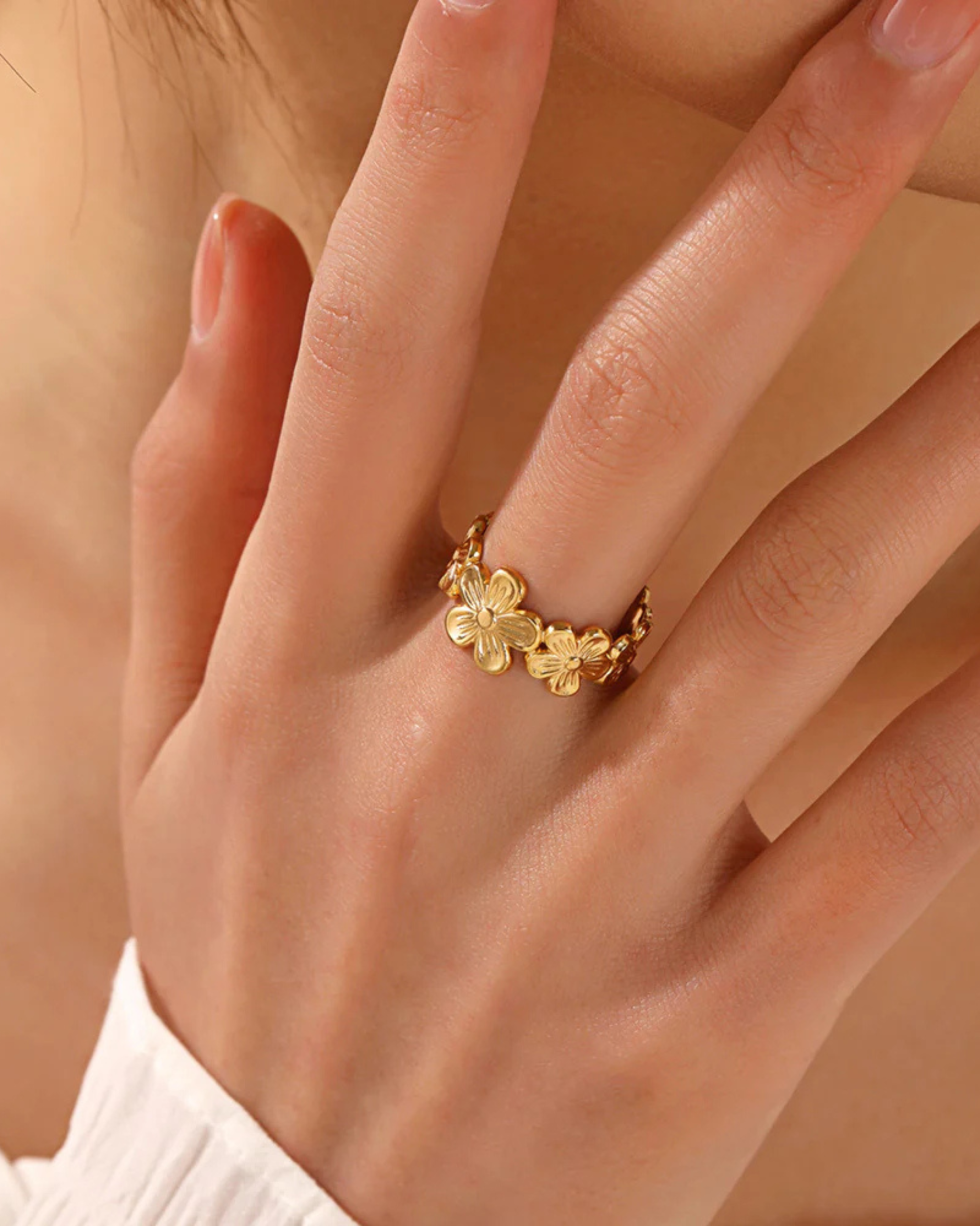 Floral Cluster Ring