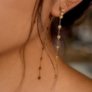 Celeste Chain Drop Earrings