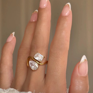 Moonlit Twin Ring