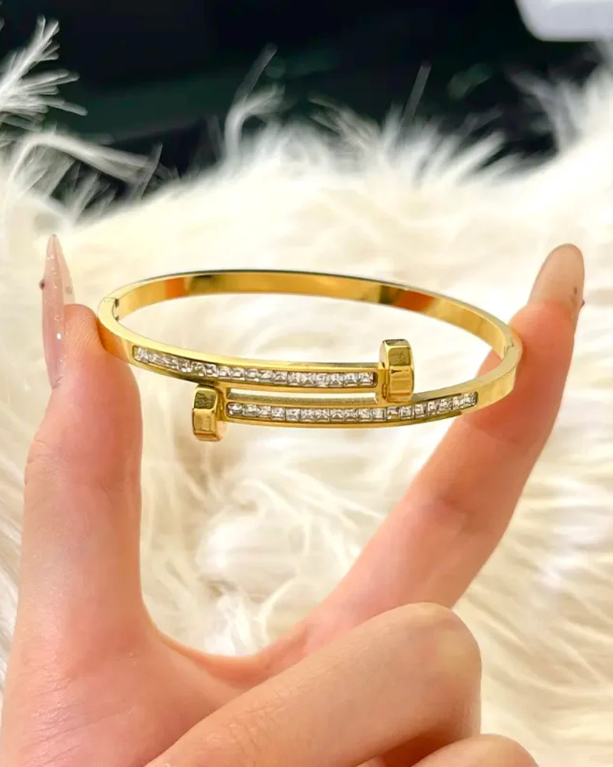 Studded Nail Bracelet - Image 3
