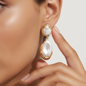 Molten Pearl Earrings