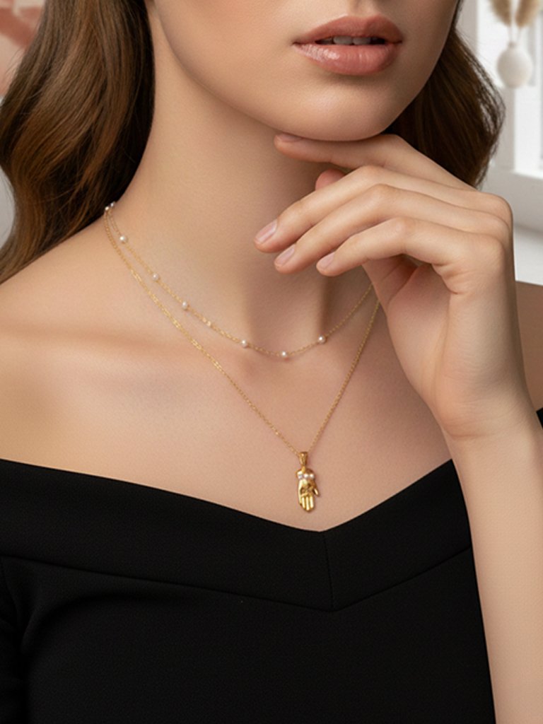 Grace Hand & Pearl Duo Set - Image 2