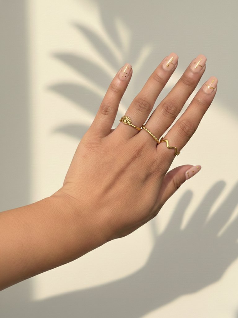 Evil Eye Stack Ring Set - Image 3