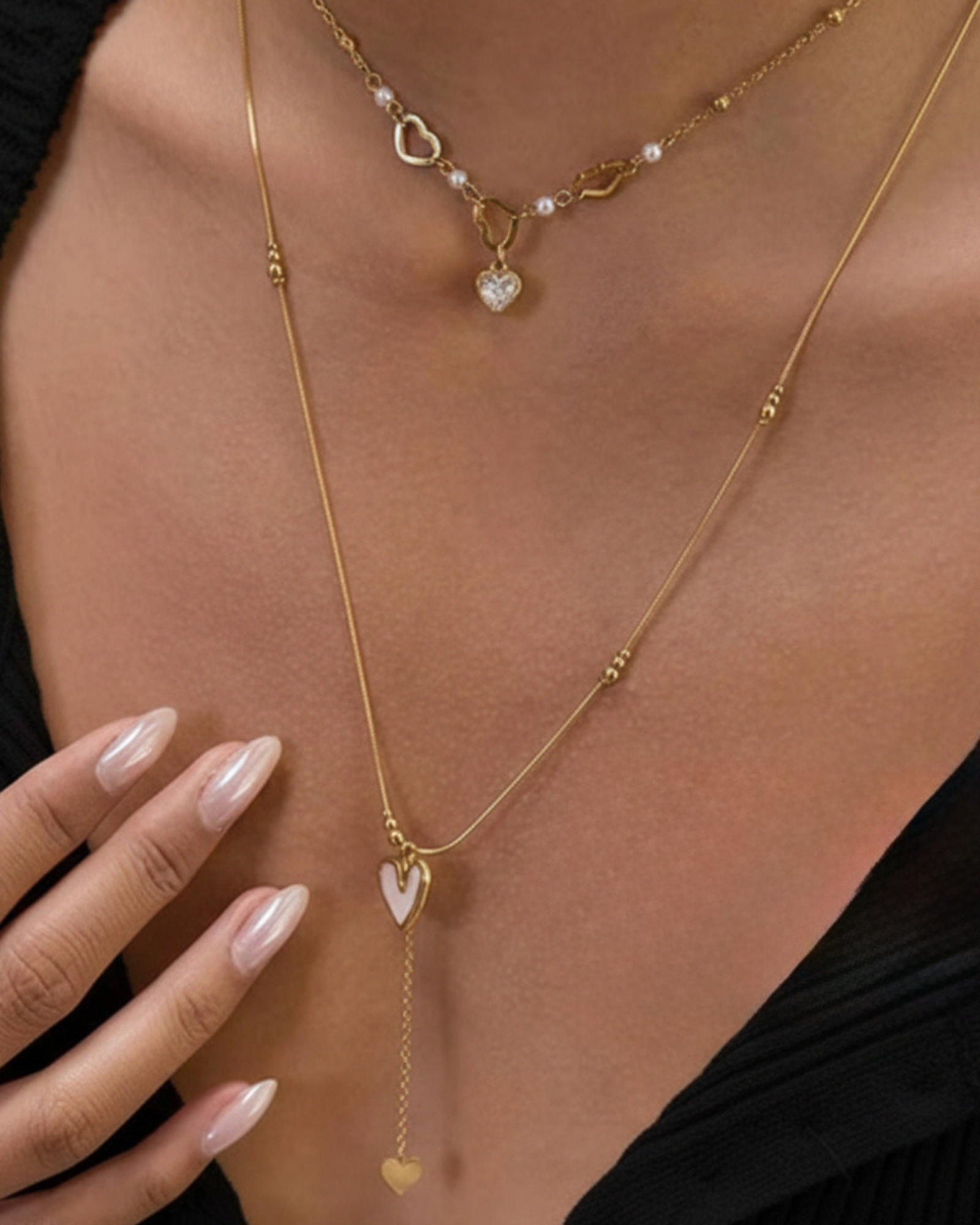 Linked Heart Necklace