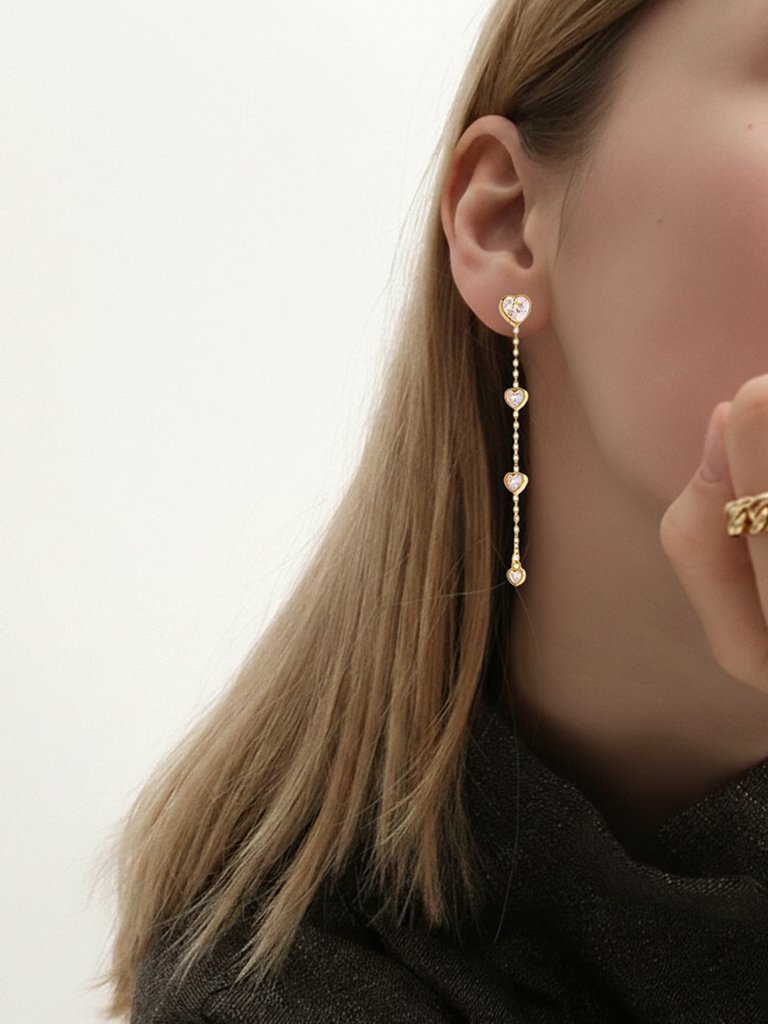 Heart Accent Chain Drops - Image 2