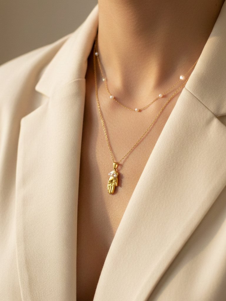 Grace Hand & Pearl Duo Set
