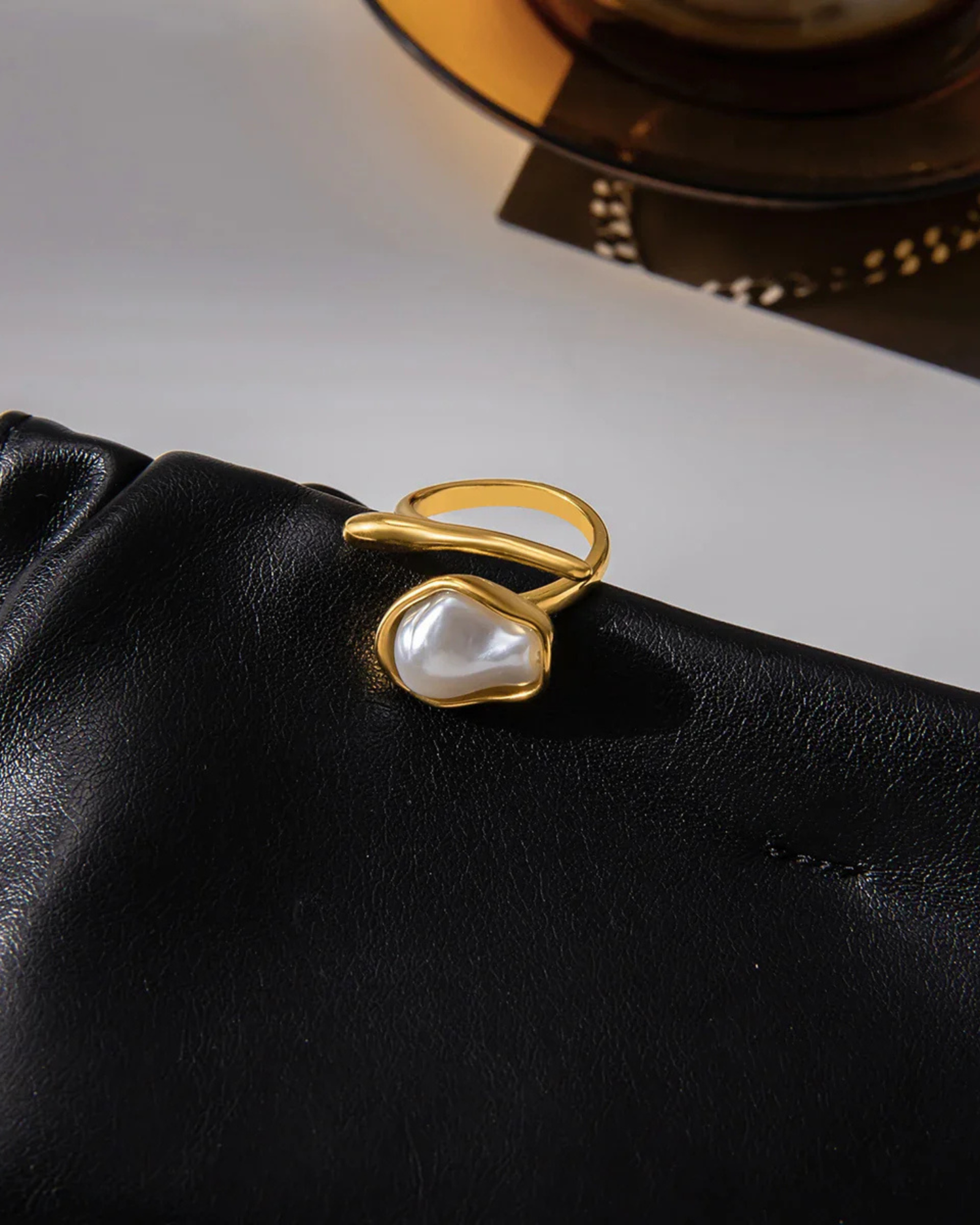 Pearl Contour Ring - Image 5