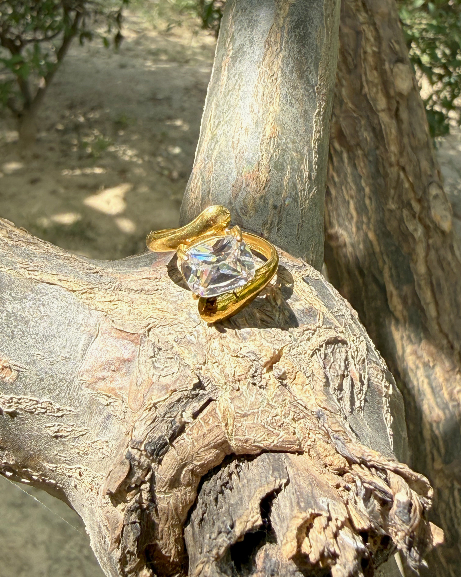 Solitaire Wrap Ring - Image 5