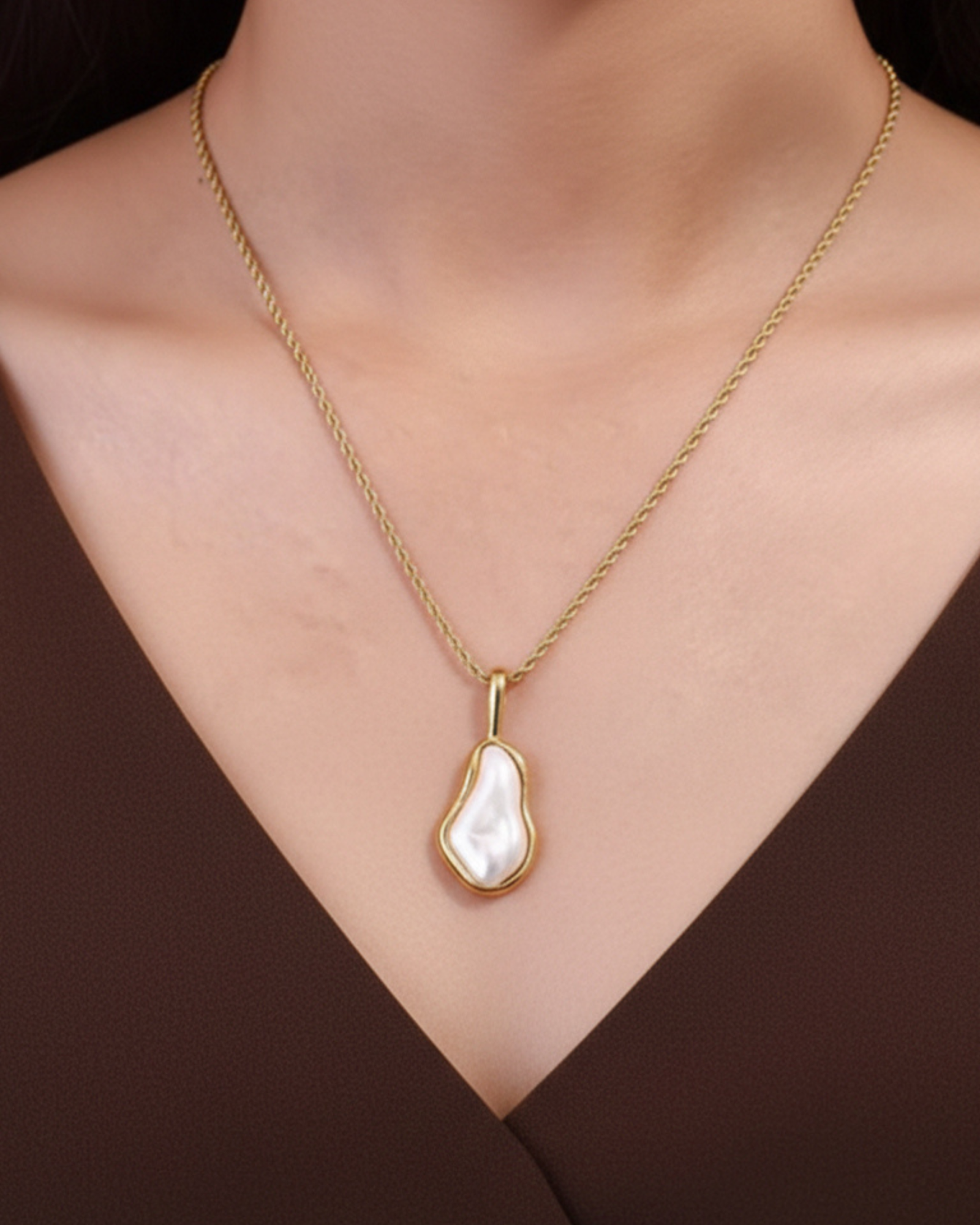 Molten Pearl Pendant - Image 2