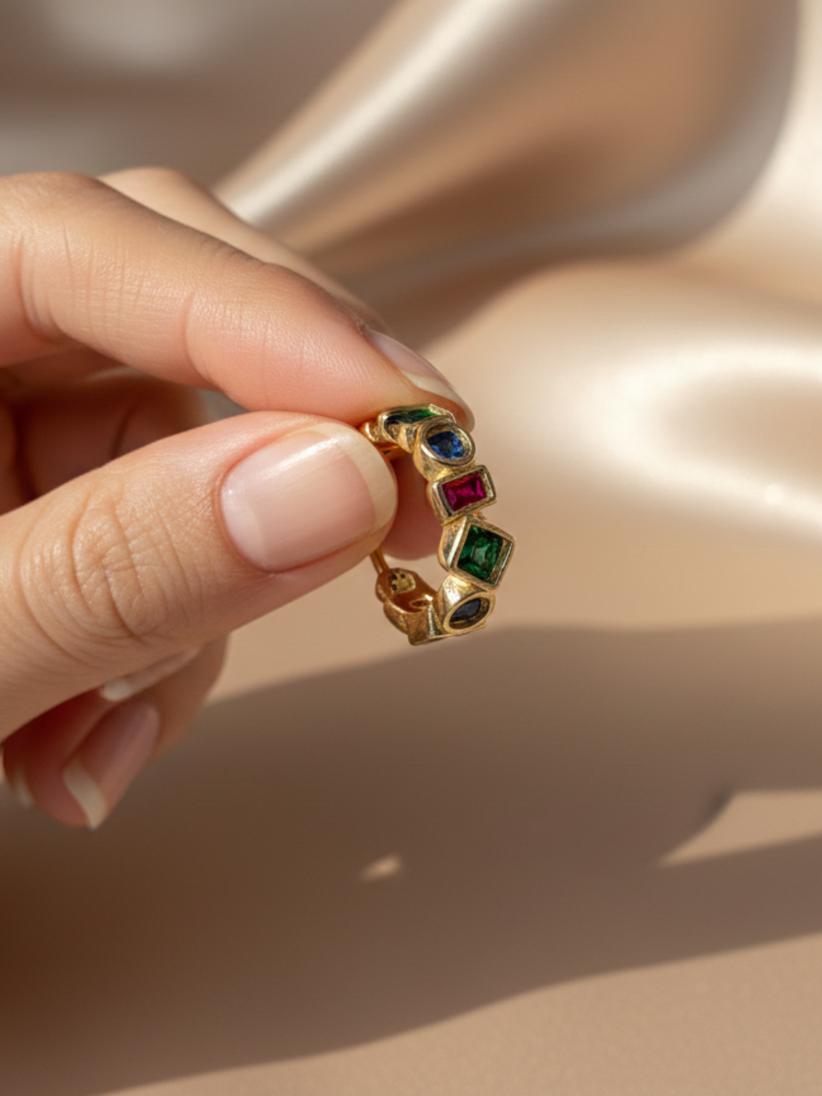 Elara Mosaic Hoops - Image 2