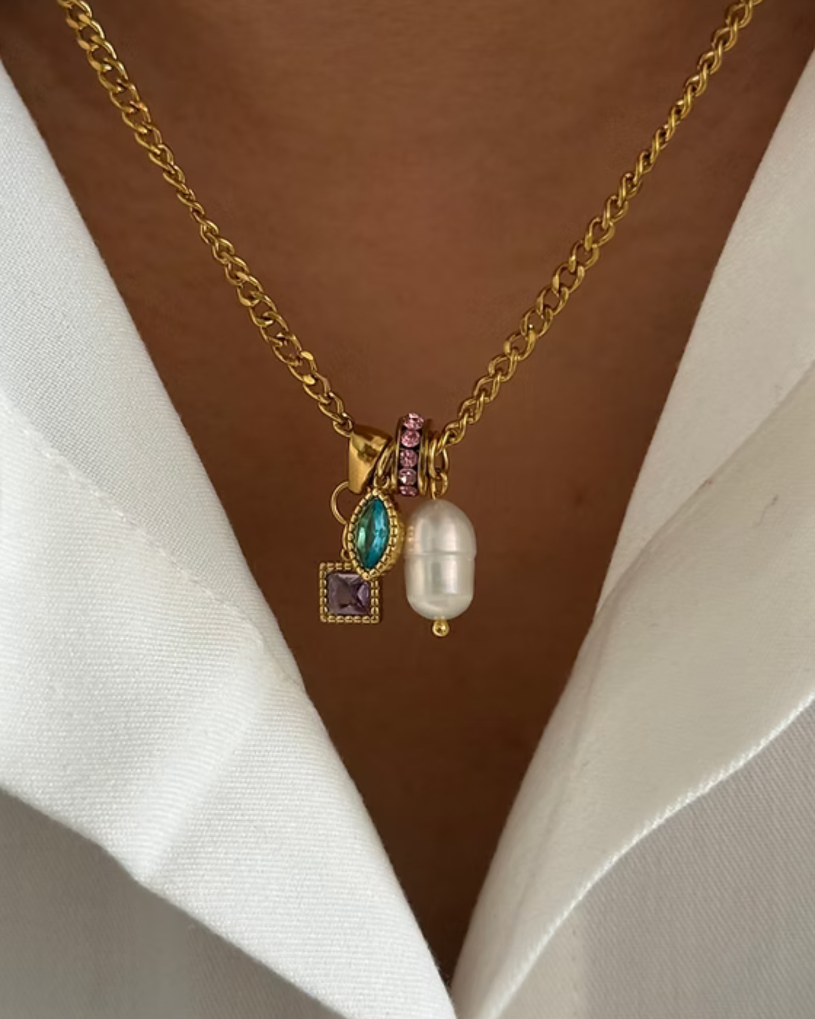 Charm Pendant Necklace - Image 3