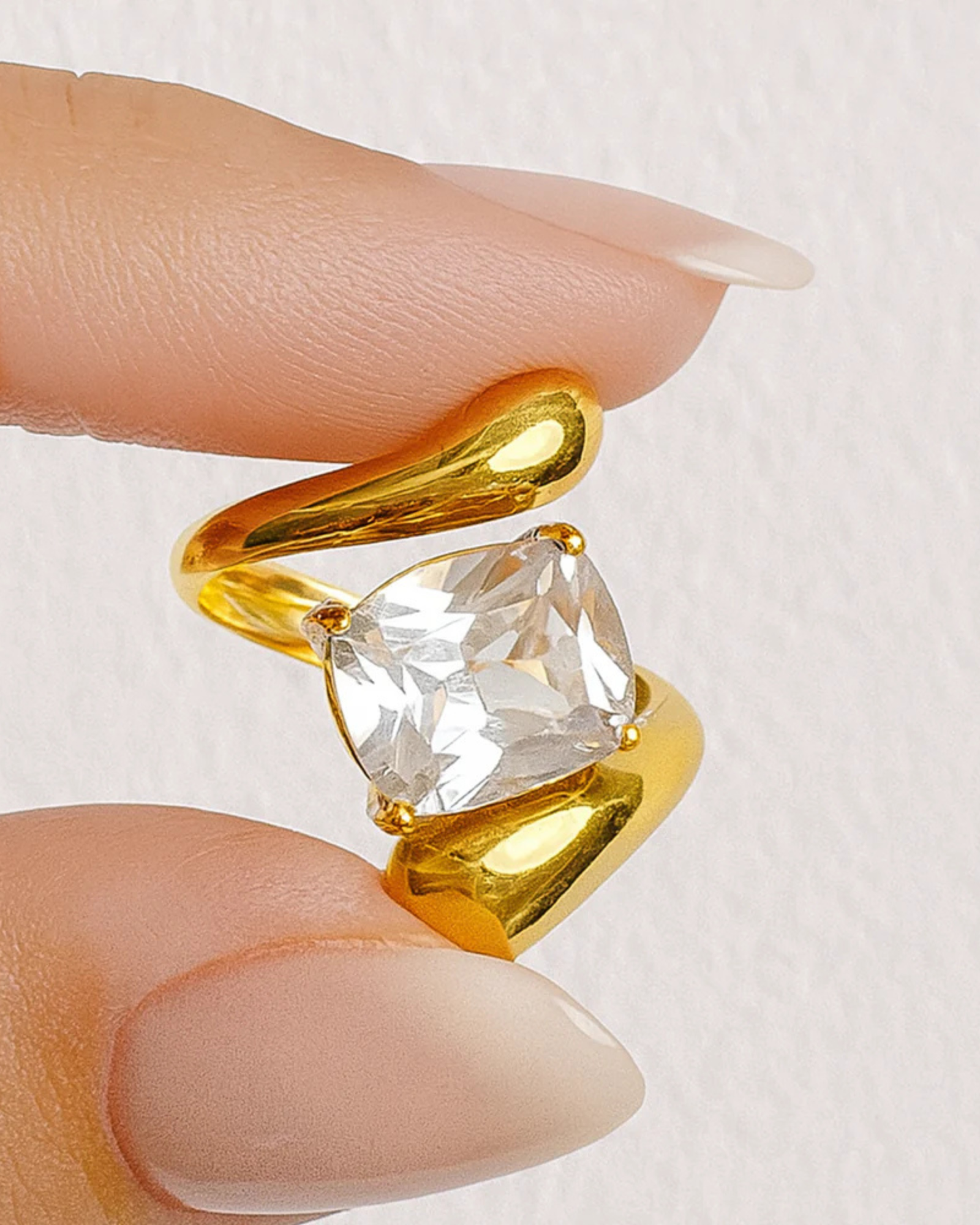 Solitaire Wrap Ring - Image 3
