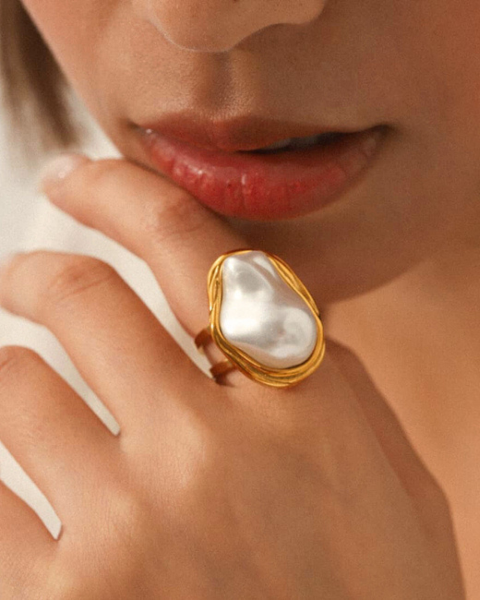 Molten Pearl Ring - Image 2