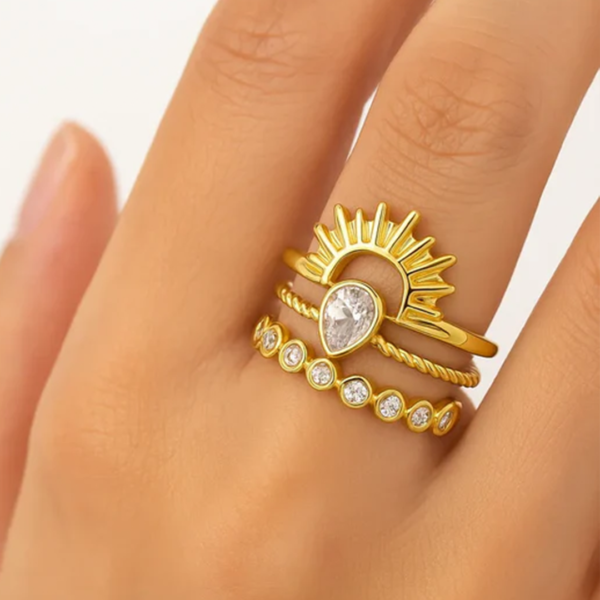 Sunburst Pear Stack Set