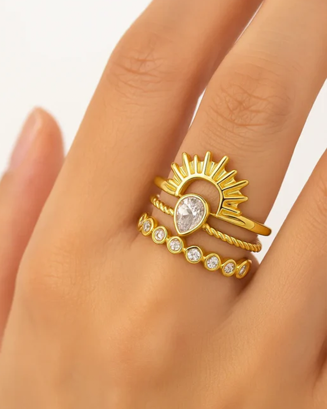Sunburst Pear Stack Set