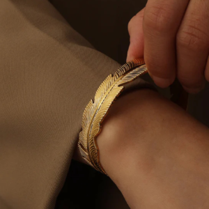 Feather Cuff Bracelet