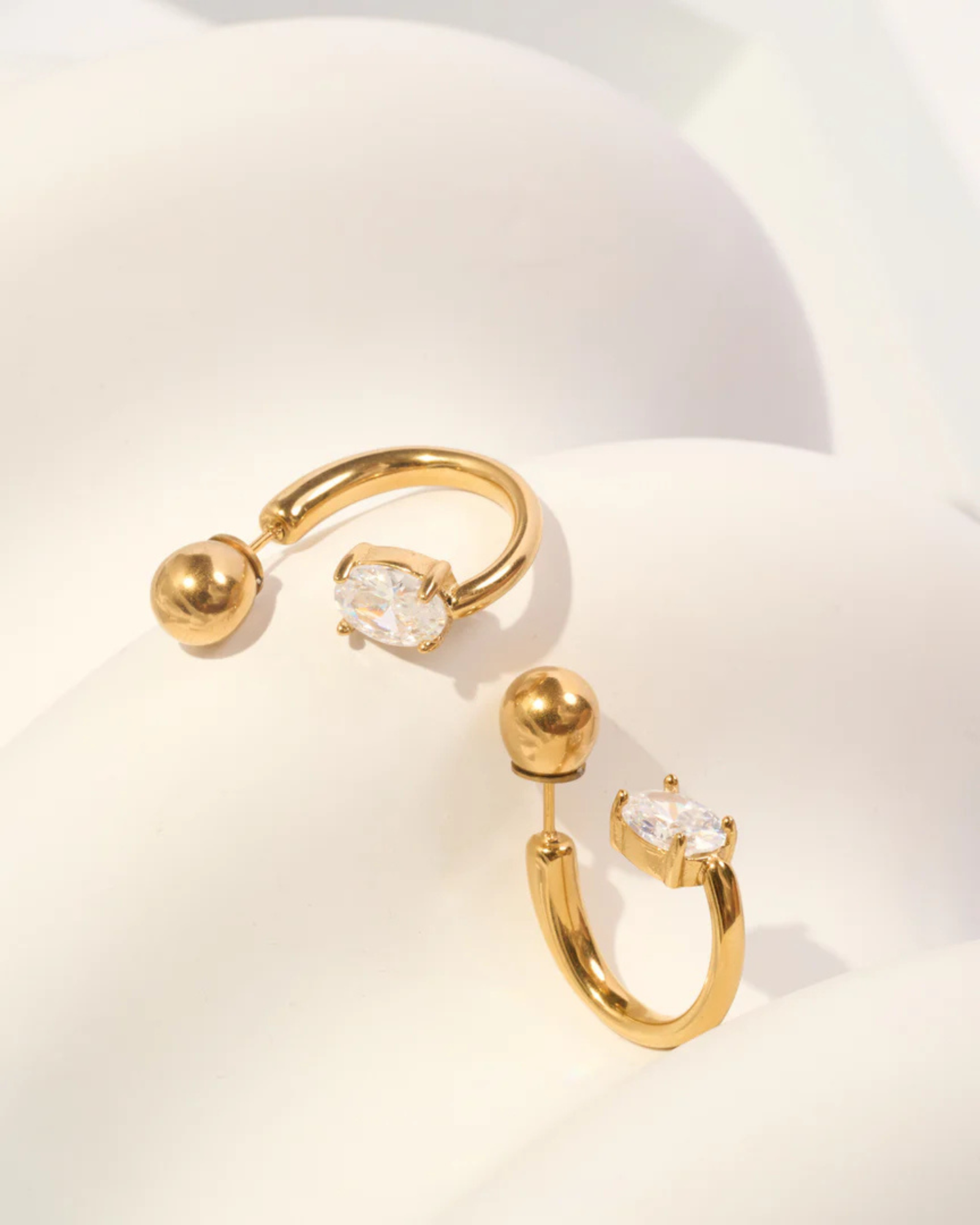 Solitaire Glow Hoops - Image 4