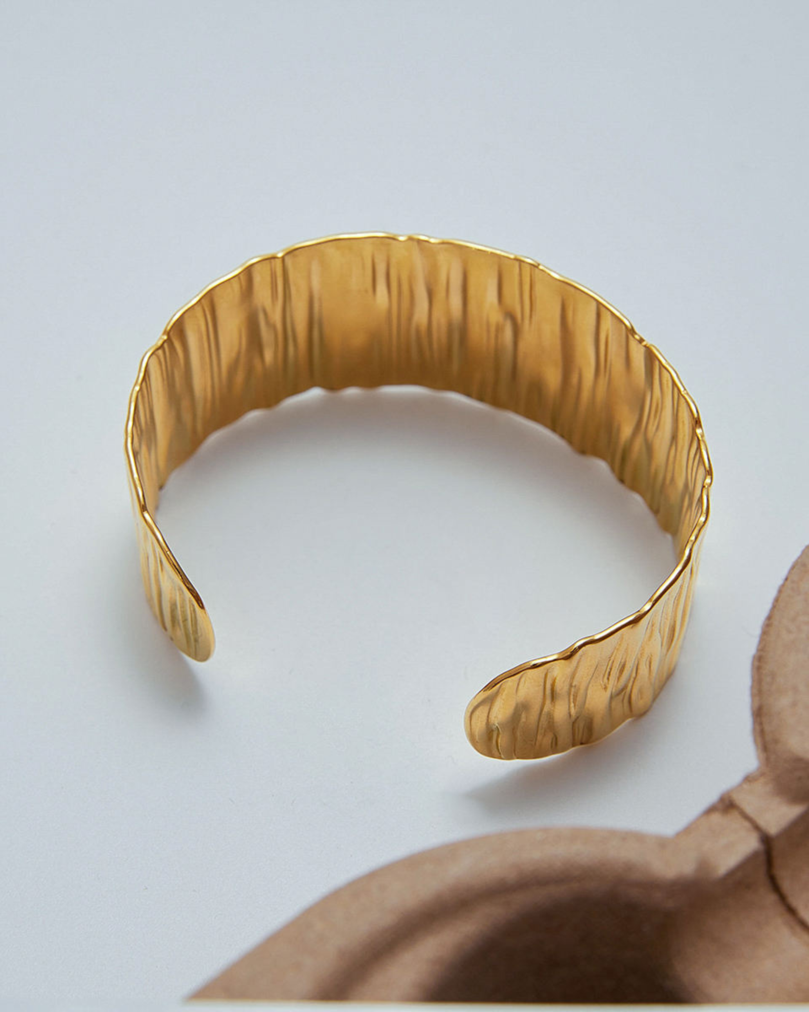 Ripple Edge Cuff Bracelet - Image 3