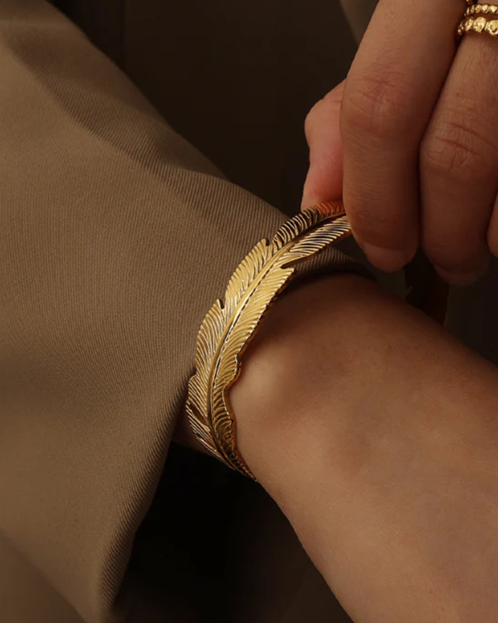 Feather Cuff Rakhi Edit - Image 2